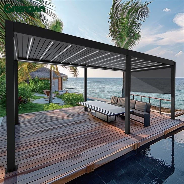 Villa-style luxury pergola